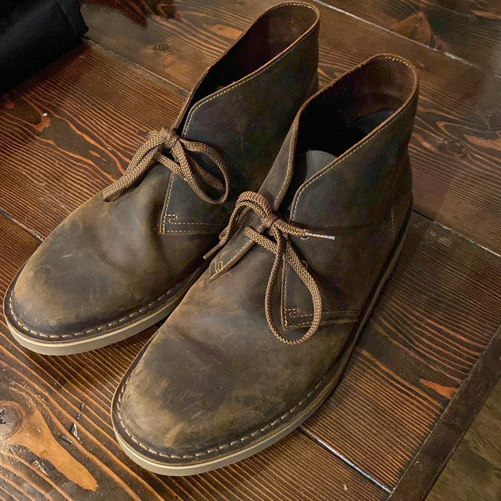 Clarks Mens Size 12 W US Chukka Desert Boots